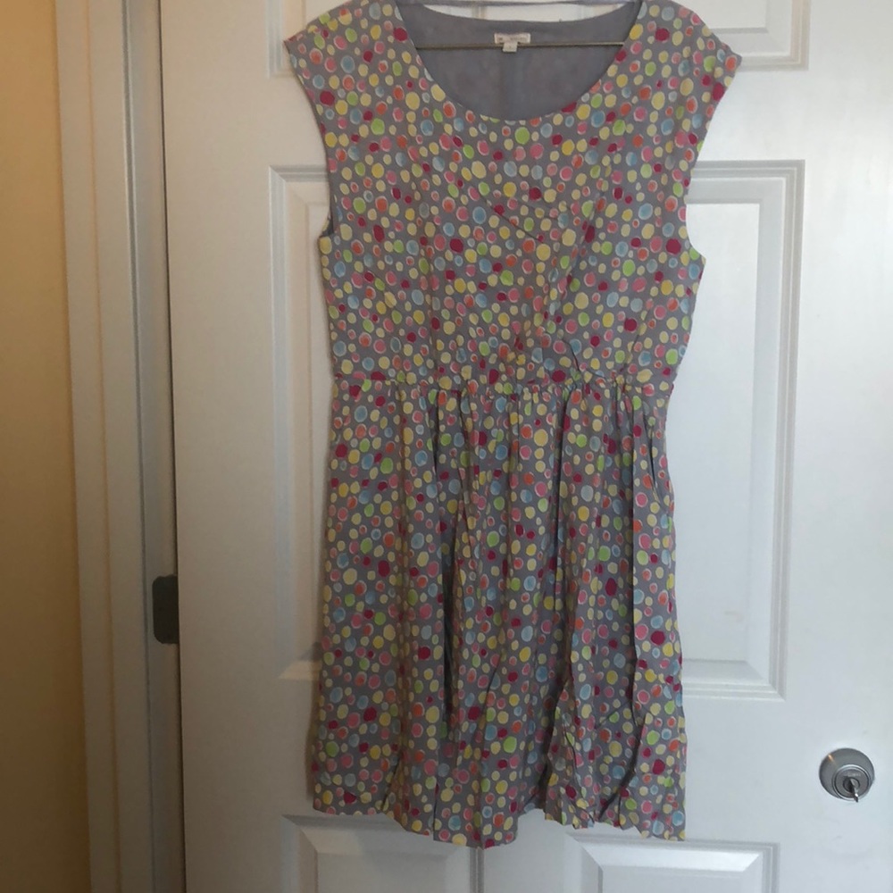 Gap Multicolored Dot Dress